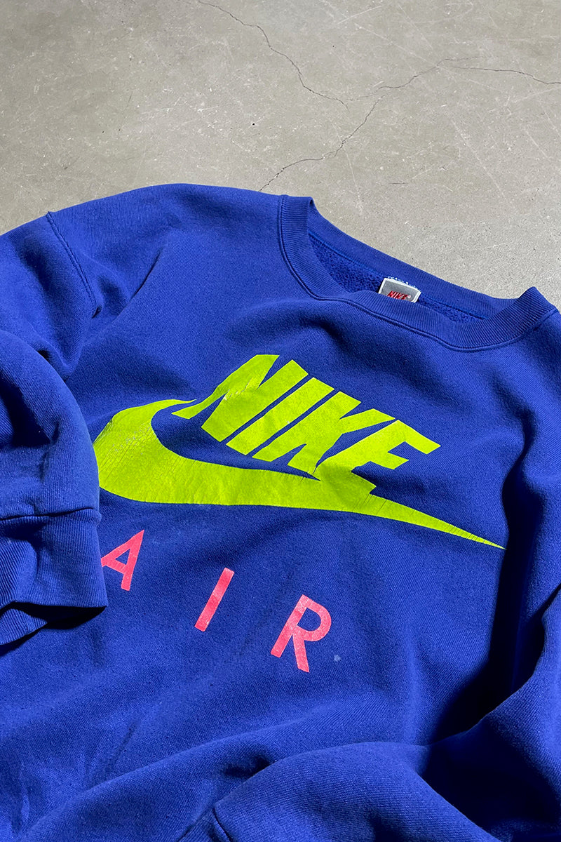 MADE IN USA 90'S LOGO SWEATSHIRT / PURPLE [SIZE: L USED]