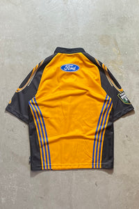 Y2K EARLY 00'S HURRICANES RUGBY SHIRT / ORANGE [SIZE: S USED]