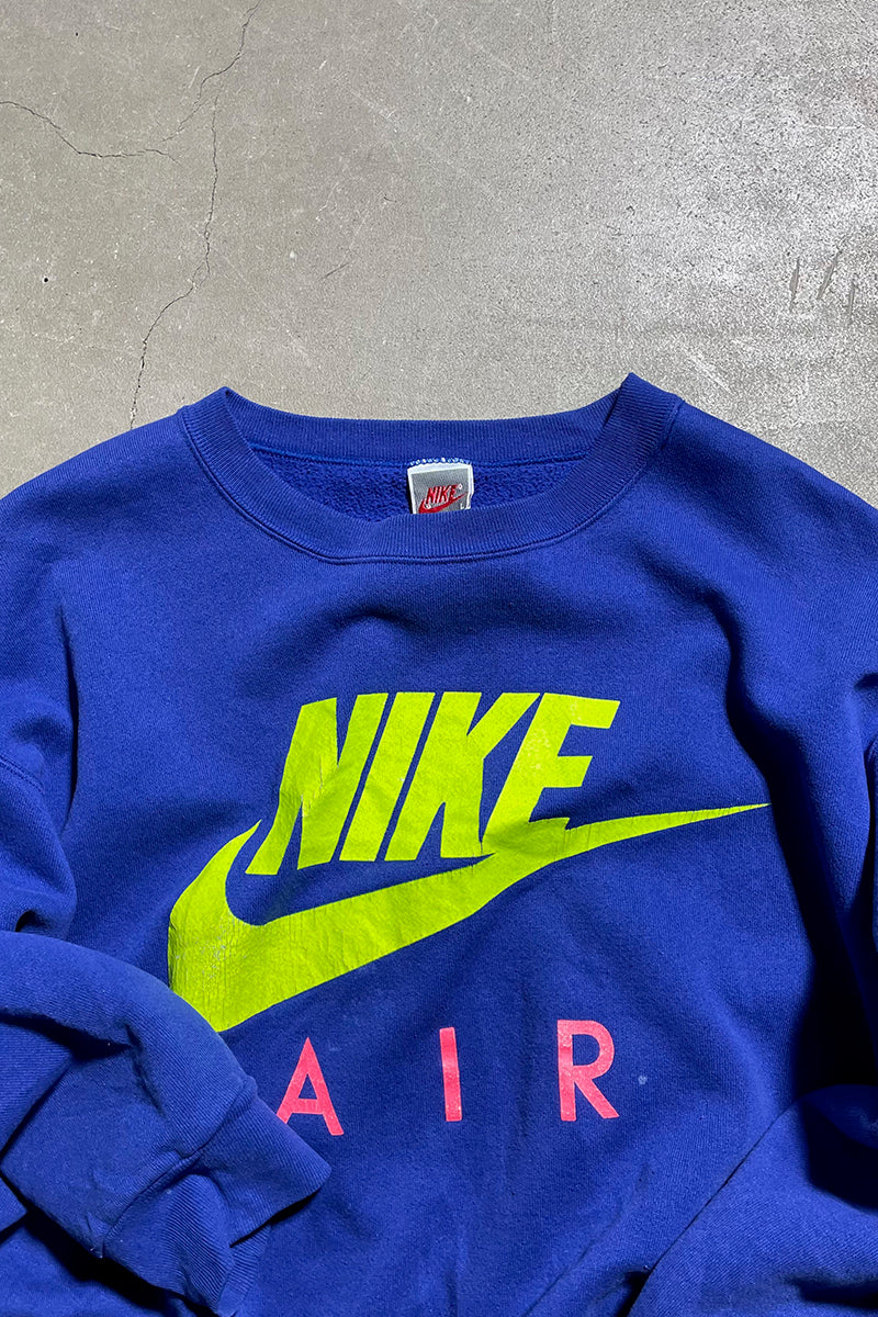 MADE IN USA 90'S LOGO SWEATSHIRT / PURPLE [SIZE: L USED]