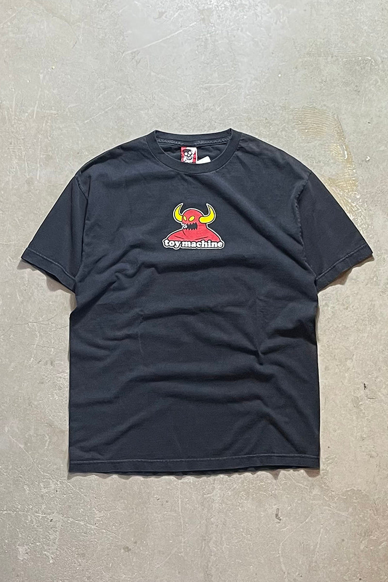 90'S TOY MONSTER SKATEBOARDING T-SHIRT / BLACK [SIZE: L USED]