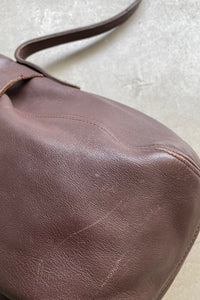 MADE IN USA 90'S LEATHER BAG / BROWN [SIZE: ONE SIZE USED]