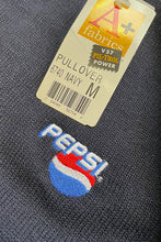 画像をギャラリービューアに読み込む, MADE IN USA 90&#39;S PEPSI LOGO ADVERTISING KNITED SWEATER / NAVY [SIZE: M NOS/DEADSTOCK]
