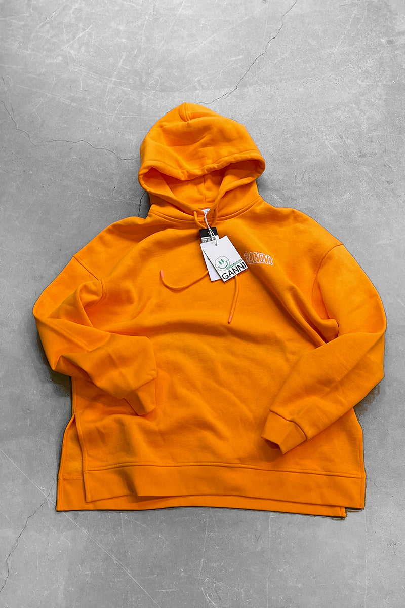 MADE IN BULGARIA PULLOVER HOODIE SWEATSHIRT / ORANGE [SIZE: S/M NOS/DEADSTOCK]