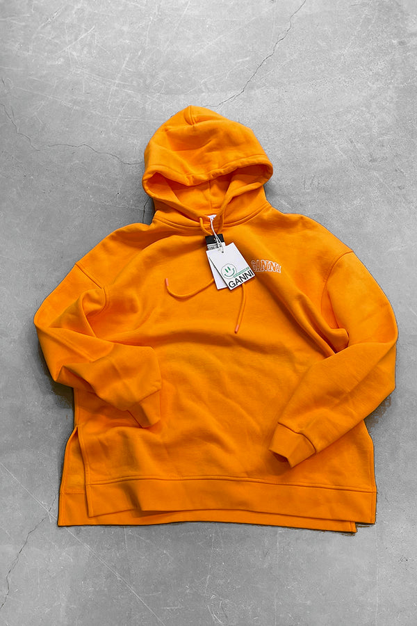 MADE IN BULGARIA PULLOVER HOODIE SWEATSHIRT / ORANGE [SIZE: S/M NOS/DEADSTOCK]