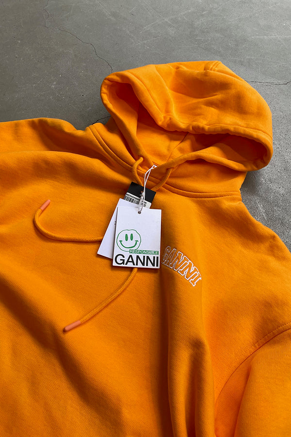 MADE IN BULGARIA PULLOVER HOODIE SWEATSHIRT / ORANGE [SIZE: S/M NOS/DEADSTOCK]