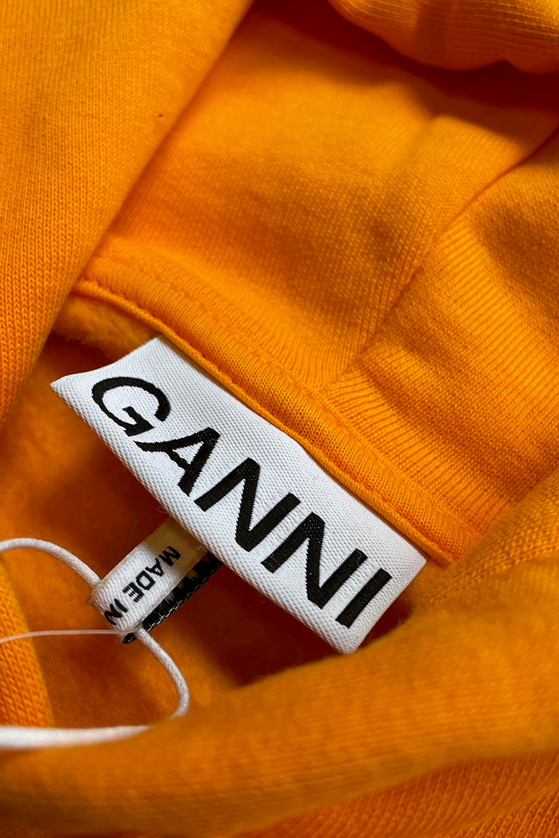 MADE IN BULGARIA PULLOVER HOODIE SWEATSHIRT / ORANGE [SIZE: S/M NOS/DEADSTOCK]