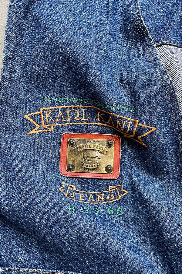 MADE IN USA 90'S DENIM VEST / BLUE [SIZE: L USED]