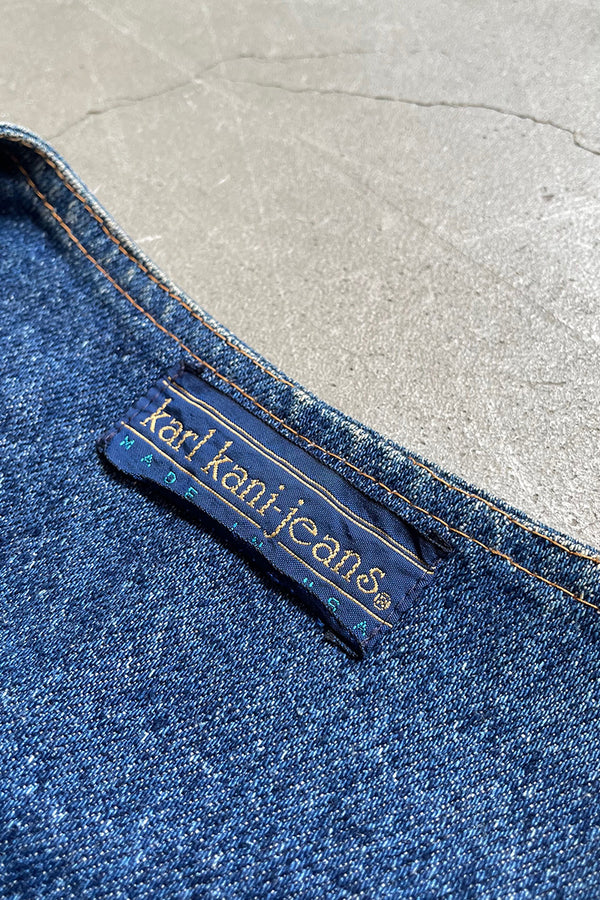 MADE IN USA 90'S DENIM VEST / BLUE [SIZE: L USED]