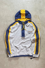 画像をギャラリービューアに読み込む, 90&#39;S HALF-ZIP HOODIE SWEATSHIRT / GREY [SIZE: L USED]
