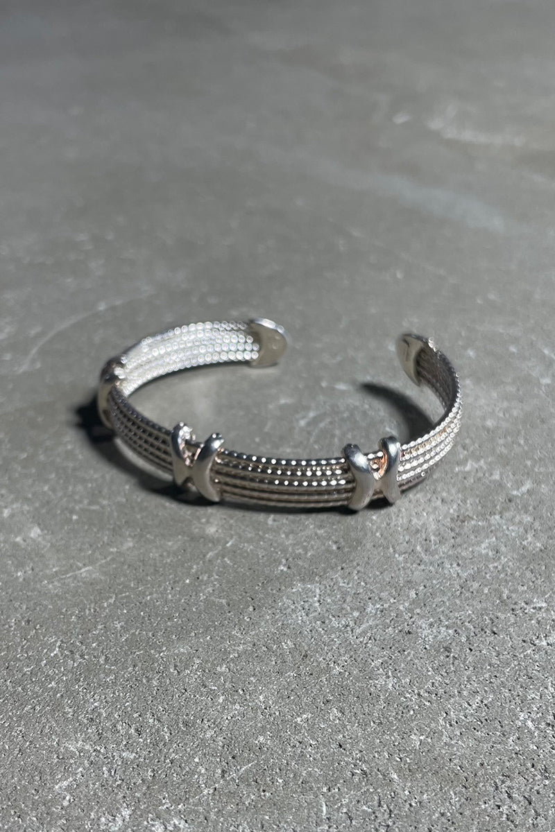 MADE IN ITALY 925 SILVER BANGLE  SILVER [SIZE: ONE SIZE USED]