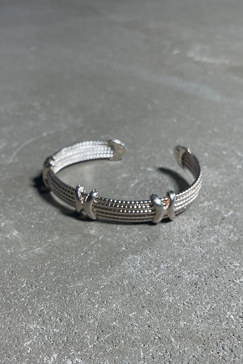 MADE IN ITALY 925 SILVER BANGLE  SILVER [SIZE: ONE SIZE USED]