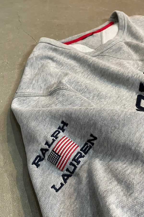 Y2K EARLY 00'S SWEATSHIRT / GRAY [SIZE: US XL equivalent USED]
