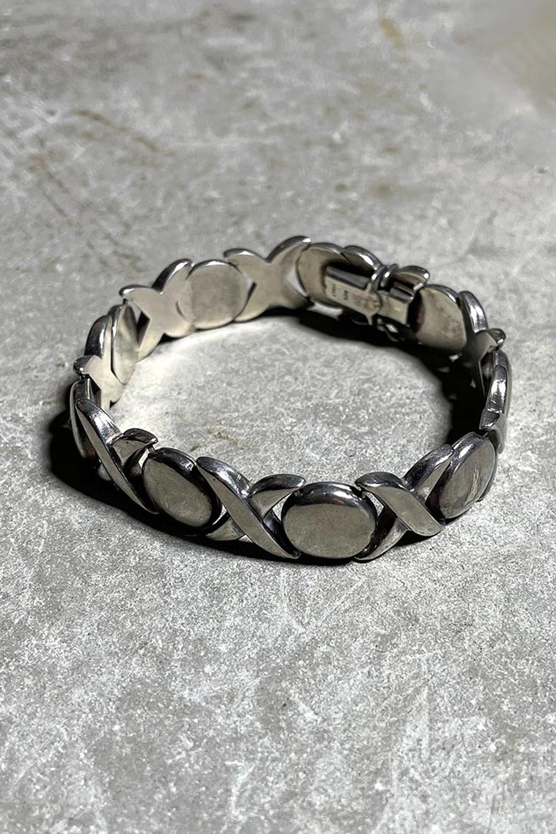 MADE IN ITALY 925 SILVER XO BRACELET / SILVER [SIZE: ONE SIZE USED]