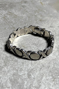MADE IN ITALY 925 SILVER XO BRACELET / SILVER [SIZE: ONE SIZE USED]