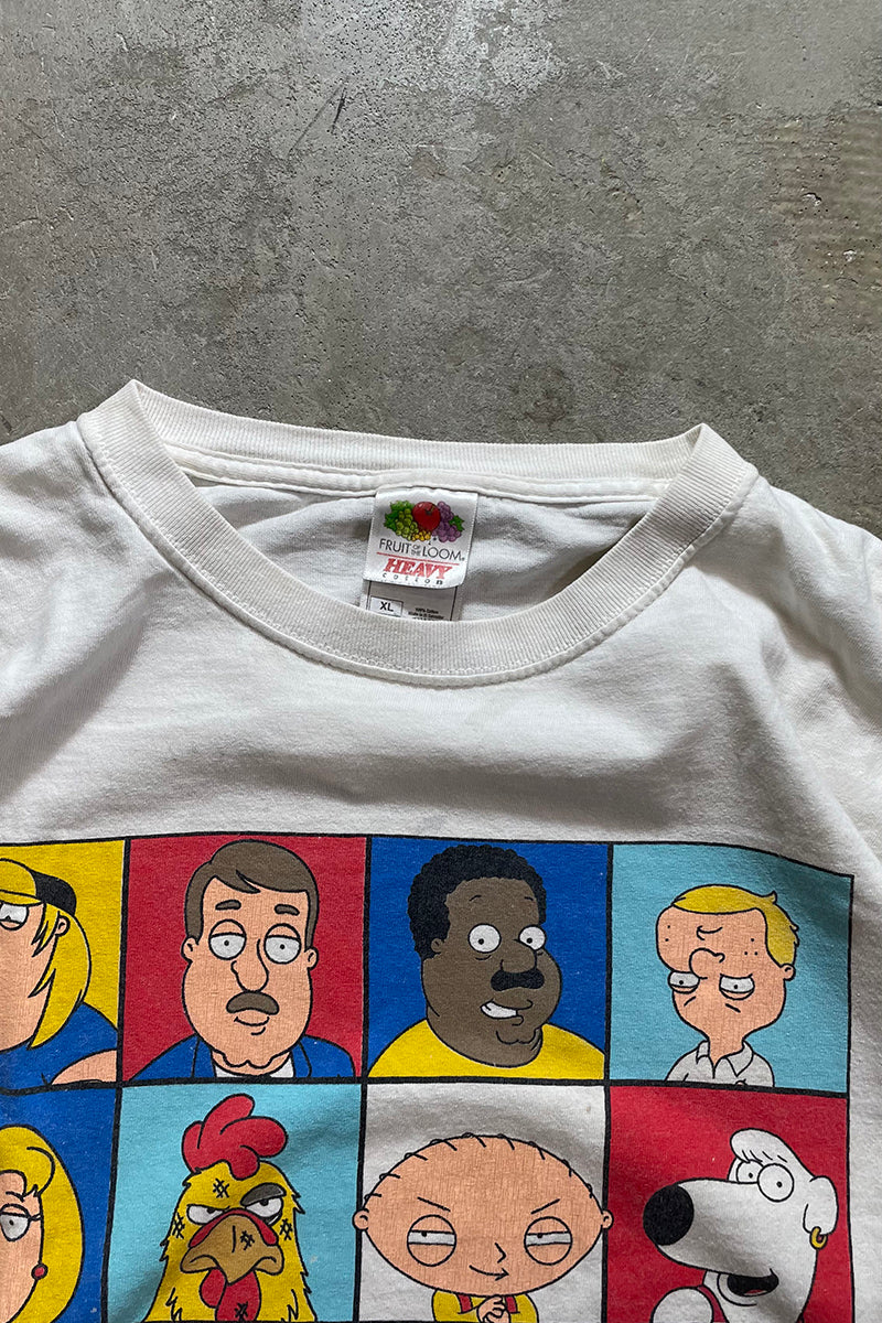 08'S FAMILY GUY T-SHIRT / WHITE [SIZE: XL USED]