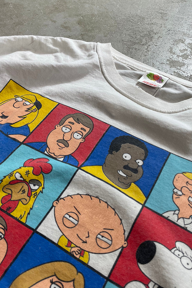08'S FAMILY GUY T-SHIRT / WHITE [SIZE: XL USED]