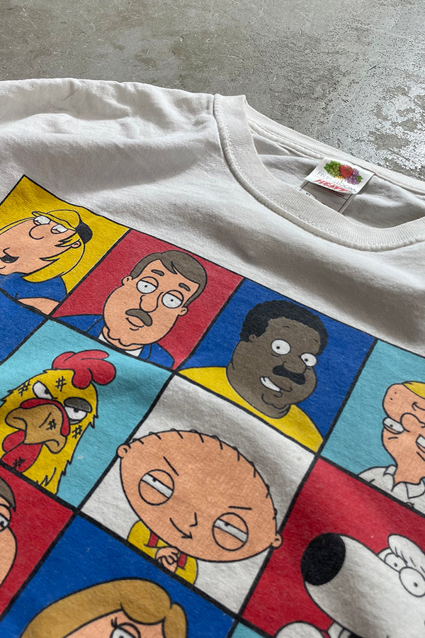 08'S FAMILY GUY T-SHIRT / WHITE [SIZE: XL USED]
