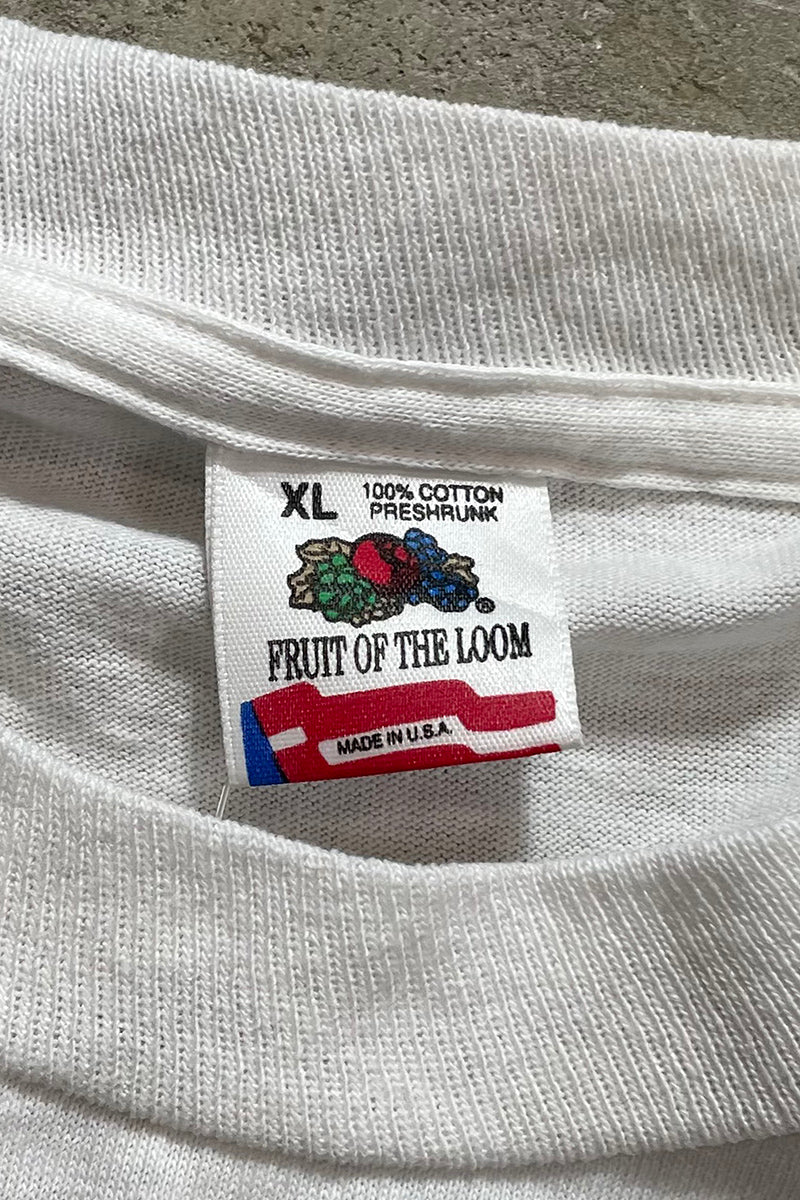 MADE IN USA 90'S YOU GOT THE RIGHT ONE BABY ADVERTISING T-SHIRT / WHITE [SIZE: XL USED]