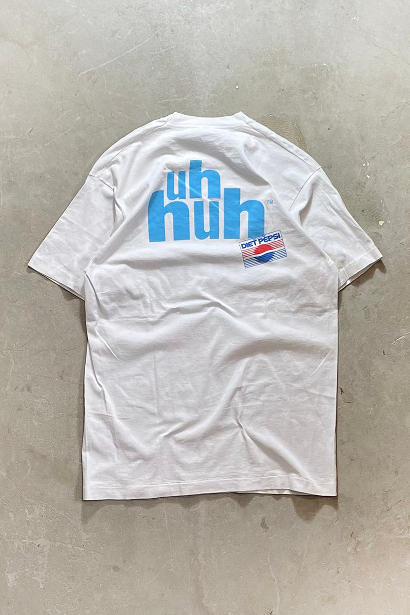 MADE IN USA 90'S YOU GOT THE RIGHT ONE BABY ADVERTISING T-SHIRT / WHITE [SIZE: XL USED]