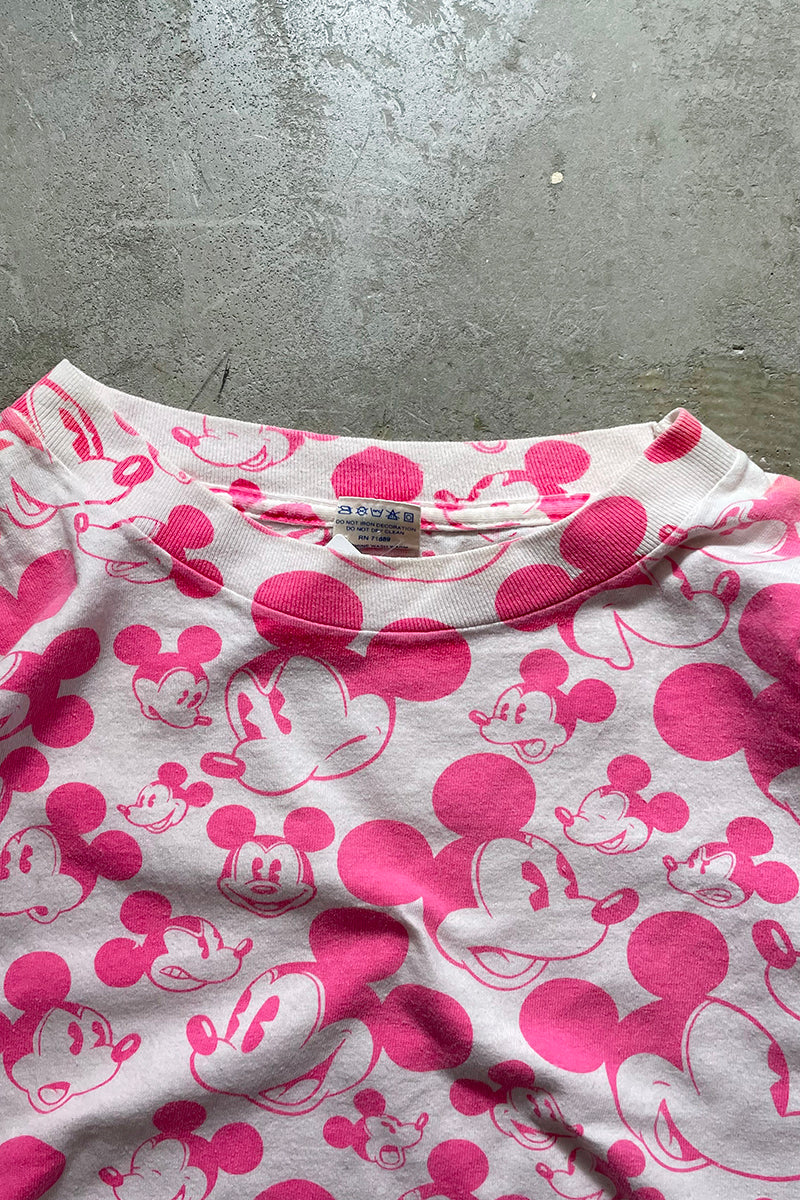 MADE IN USA 80'S MICKEY T-SHIRT / MULTI [SIZE: M USED]