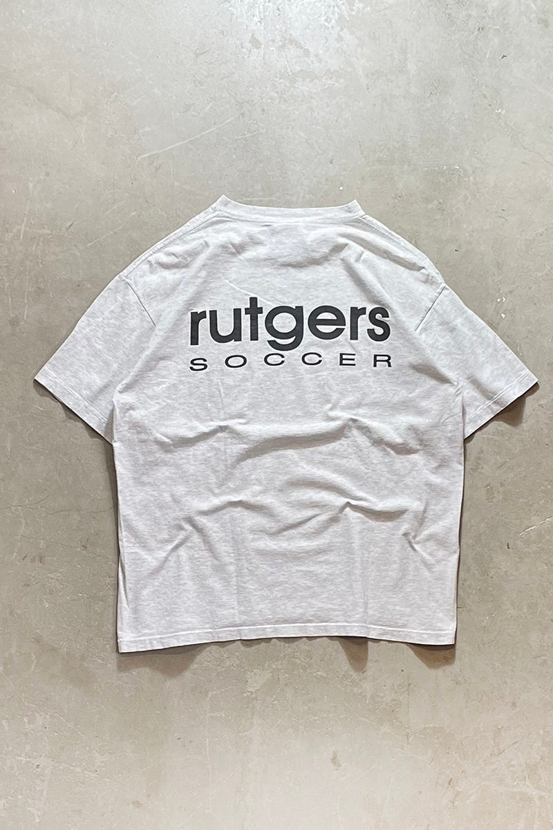 MADE IN USA 80-90'S RUTGER T-SHIRT / GRAY [SIZE: L USED]