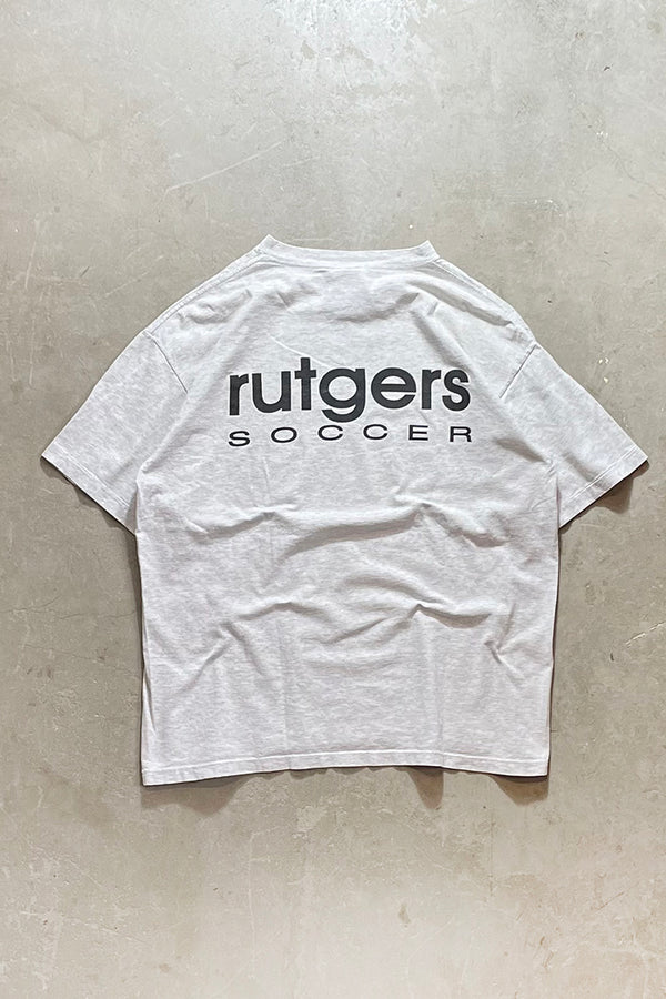 MADE IN USA 80-90'S RUTGER T-SHIRT / GRAY [SIZE: L USED]