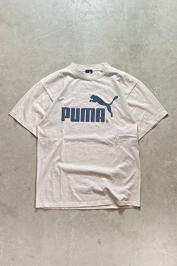 90'S LOGO T-SHIRT / BEIGE [SIZE: M USED]