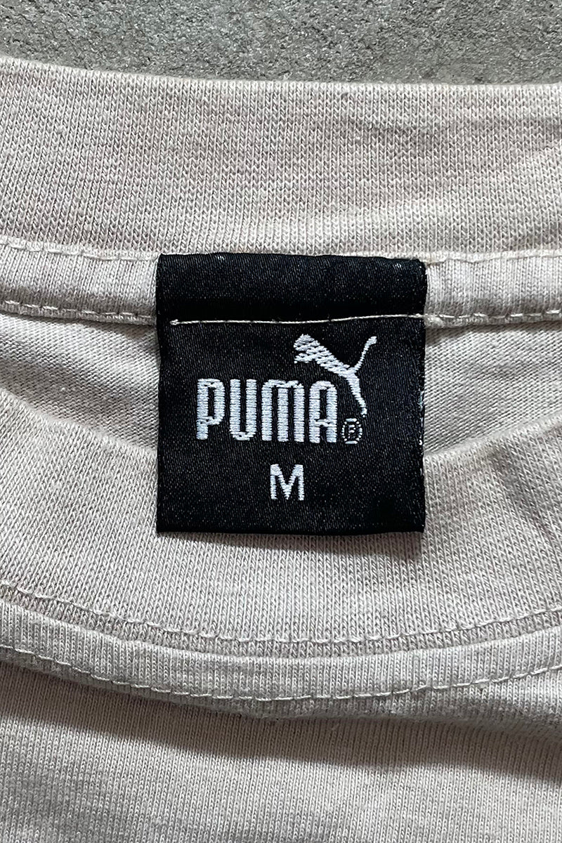 90'S LOGO T-SHIRT / BEIGE [SIZE: M USED]