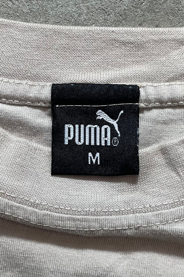 90'S LOGO T-SHIRT / BEIGE [SIZE: M USED]