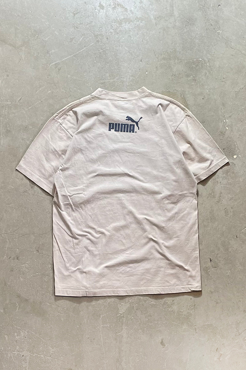 90'S LOGO T-SHIRT / BEIGE [SIZE: M USED]
