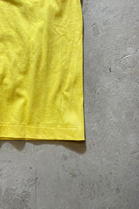 MADE IN USA 90'S PLAY A DREAM ADVERTISING T-SHIRT / YELLOW [SIZE: XL USED]