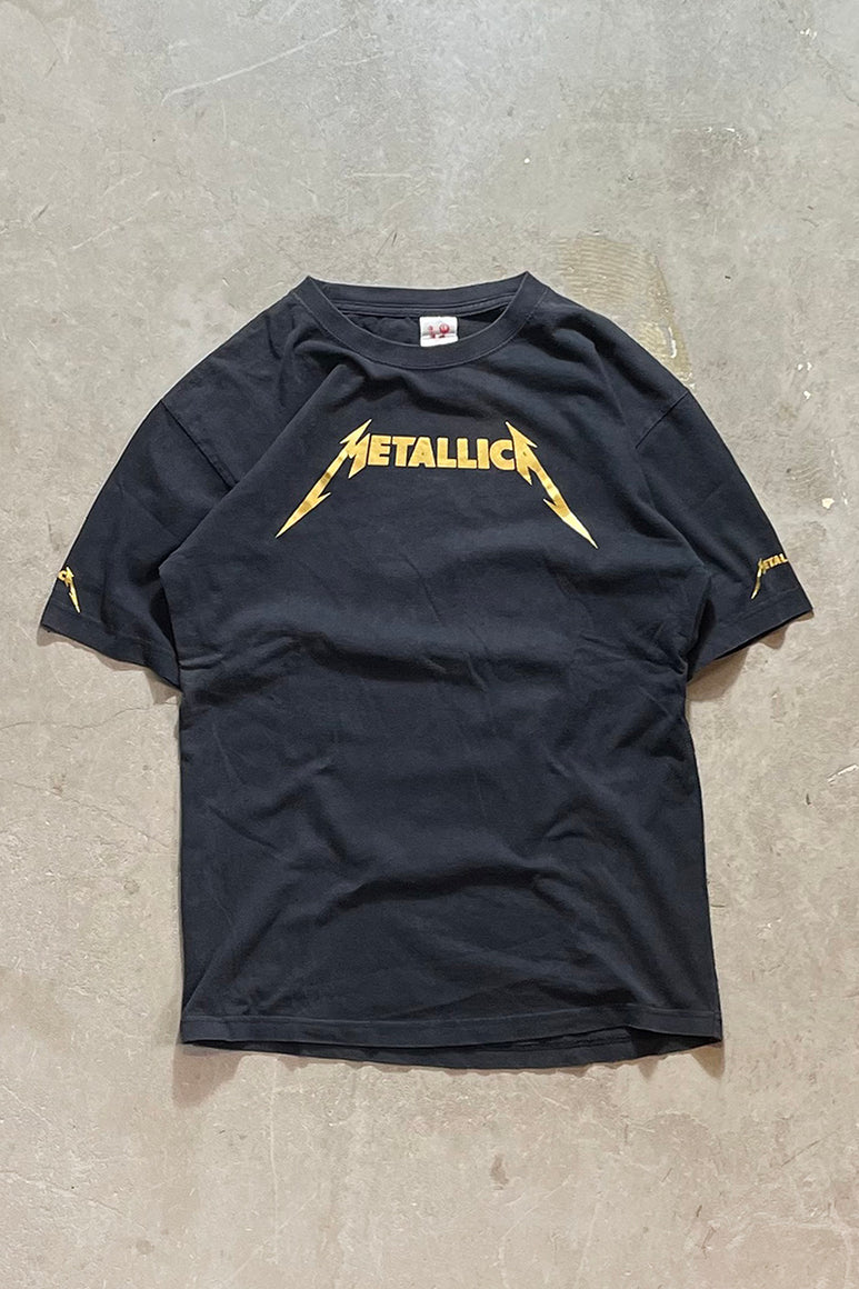 MADE IN MEXICO Y2K EARLY 00'S METALLICA LOGO T-SHIRT / BLACK [SIZE: XL USED]