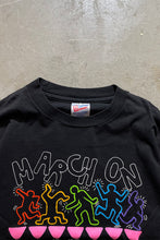 画像をギャラリービューアに読み込む, MADE IN USA 93&#39;S KEITH HARING WASHINGTON ART T-SHIRTS / BLACK [SIZE: M USED]
