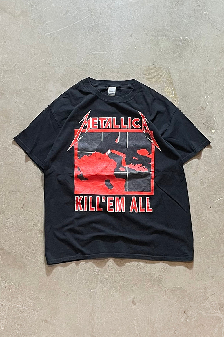 METALICA KILL'EM ALL BAND T-SHIRT / BLACK [SIZE: L USED]