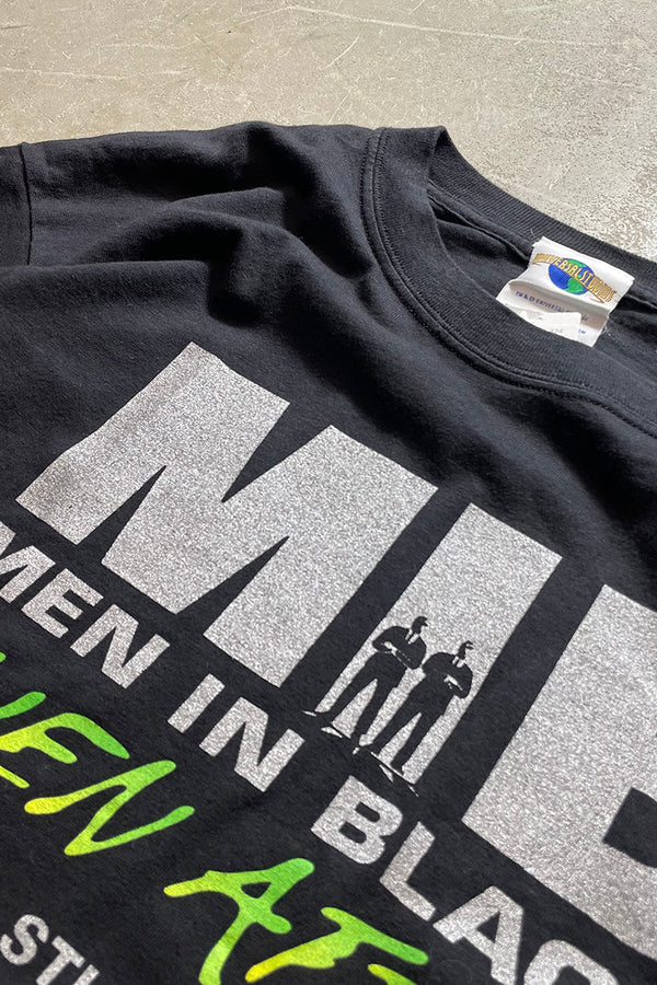 Y2K EARLY 00'S MIB MEN IN BLACK MOVIE T-SHIRT / BLACK [SIZE: L USED]