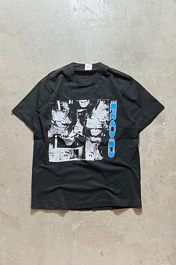 88'S ROD STEWART T-SHIRT / BLACK [SIZE: L USED]