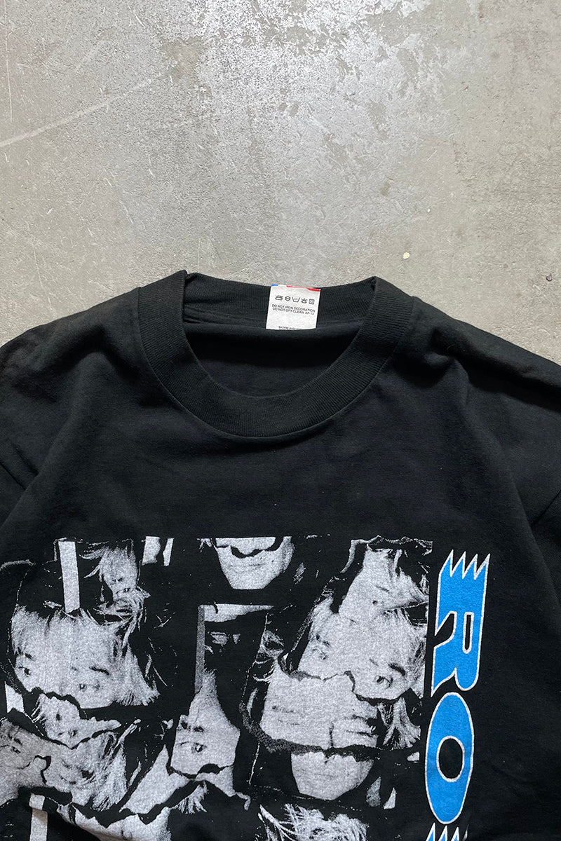 88'S ROD STEWART T-SHIRT / BLACK [SIZE: L USED]