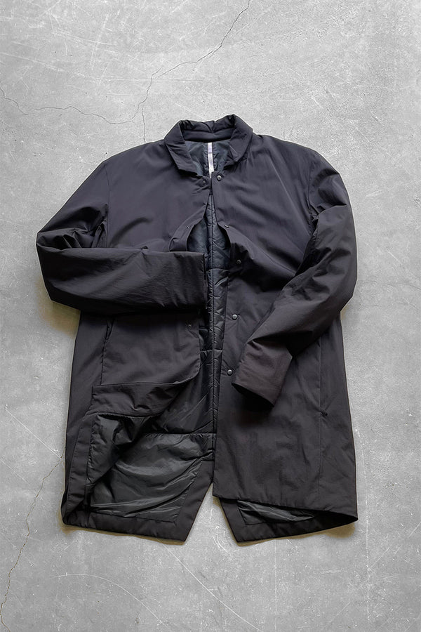 MADE IN CANADA RIPSTOP PUFF NYLON COAT / BLACK [SIZE: M USED]