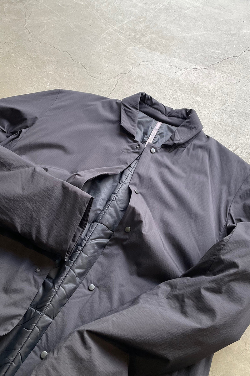 MADE IN CANADA RIPSTOP PUFF NYLON COAT / BLACK [SIZE: M USED]