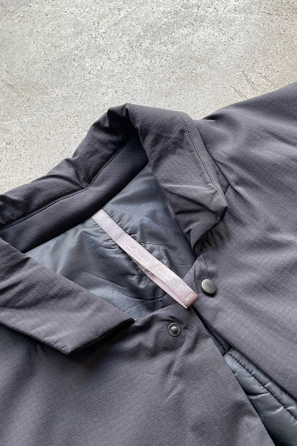 MADE IN CANADA RIPSTOP PUFF NYLON COAT / BLACK [SIZE: M USED]