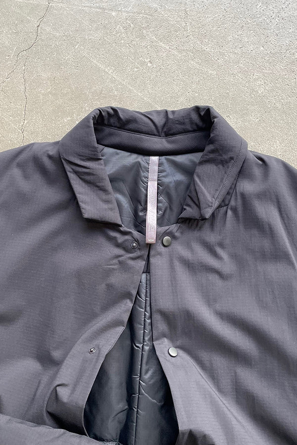 MADE IN CANADA RIPSTOP PUFF NYLON COAT / BLACK [SIZE: M USED]