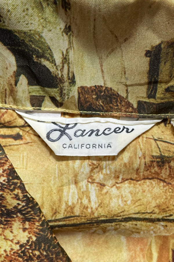 70'S LANCER L/S PATTERN SHIRT / MULTI [SIZE: L USED]