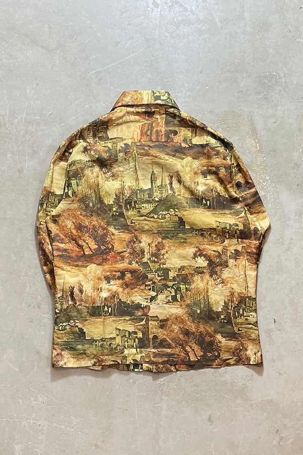 70'S LANCER L/S PATTERN SHIRT / MULTI [SIZE: L USED]