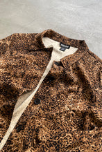 画像をギャラリービューアに読み込む, 90&#39;S LEOPARD PATTERN BUTTON HALF COAT / LEOPARD［SIZE: 3XL USED]
