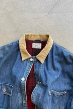 画像をギャラリービューアに読み込む, MADE IN USA 80&#39;S DENIM COVERALL W/WOOL LINER / INDIGO [SIZE: XL USED]
