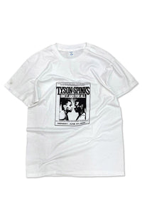 MADE IN USA 88'S TYSON VS SPINKS BOXING T-SHIRT / WHITE [SIZE: L USED]