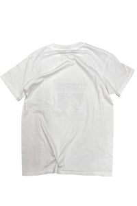 MADE IN USA 88'S TYSON VS SPINKS BOXING T-SHIRT / WHITE [SIZE: L USED]