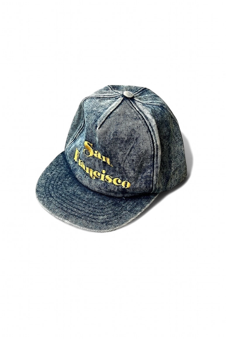 SAN FRANCISCO DENIM CAP / WHITE [SIZE: ONE SIZE USED]
