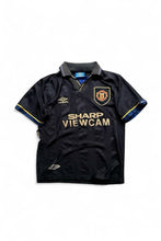 画像をギャラリービューアに読み込む, 93-95&#39;S MANCHESTER UNITED FOOTBALL GAME SHIRT / BLACK [SIZE: S USED]
