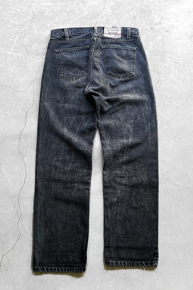 MADE IN USA 90'S 505 DENIM PANTS / BLACK [SIZE: 33 USED]